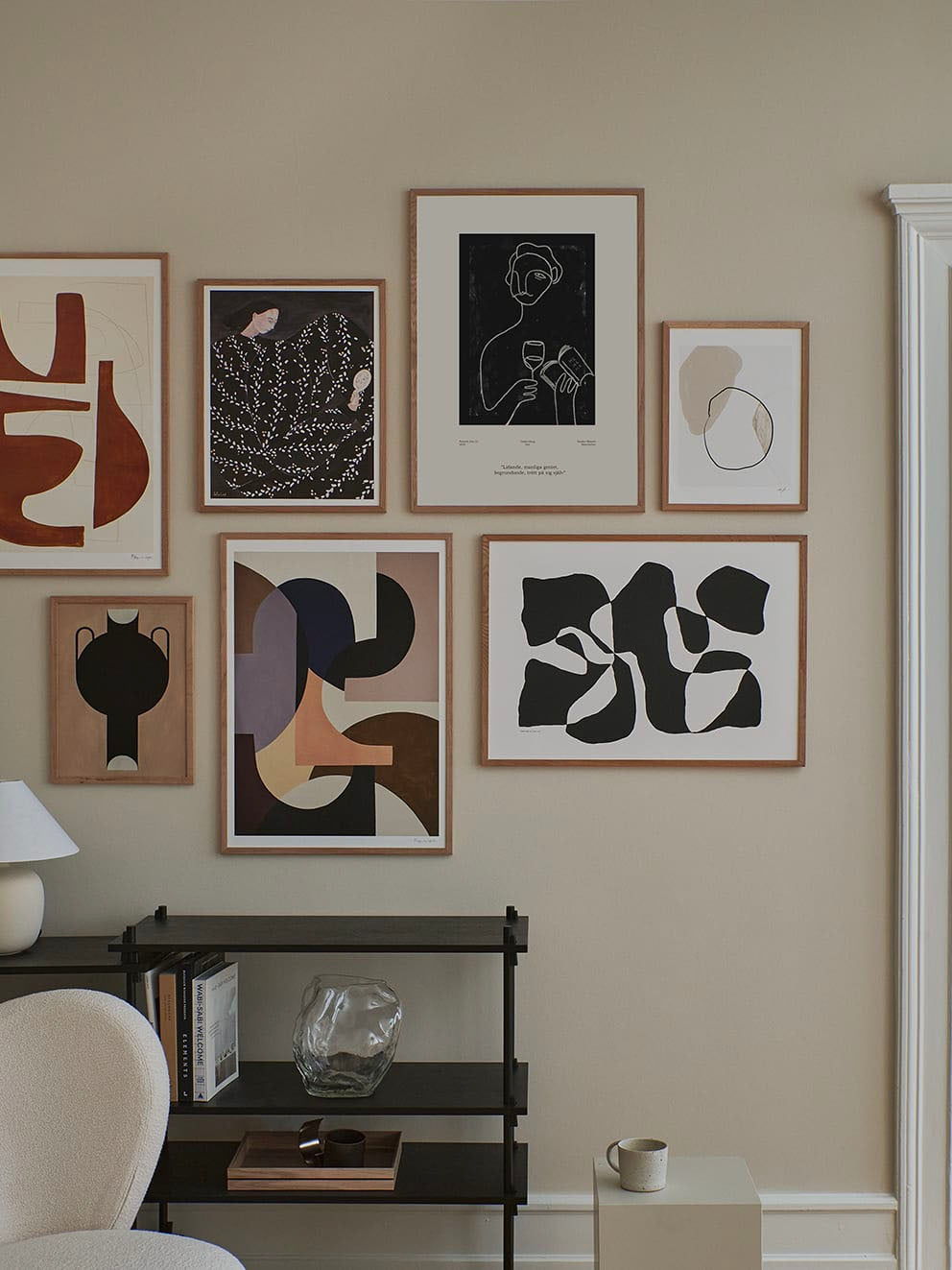 Poster Club Studio Paradissi Silhouette of a Vase 07