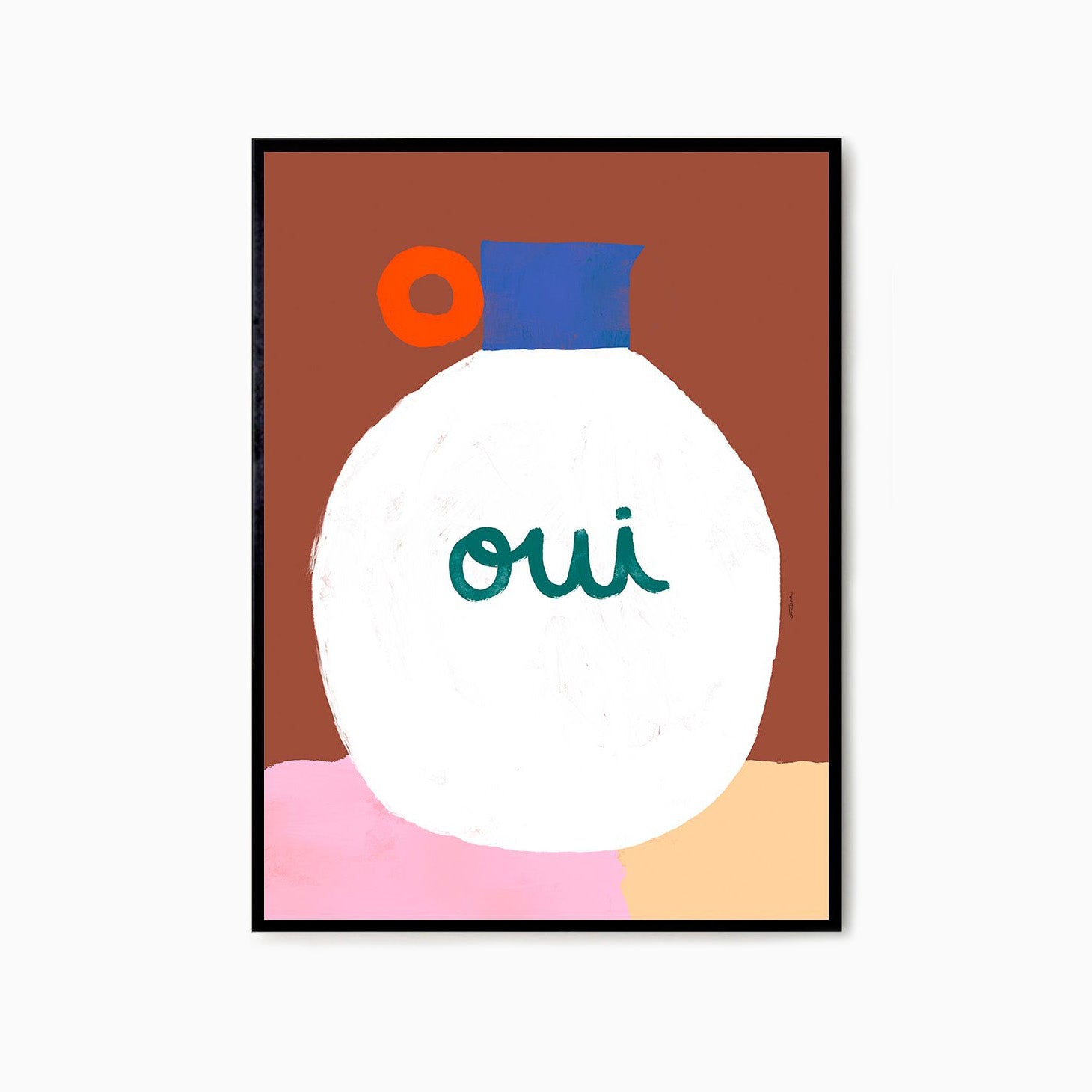 The Poster Club Matias Larrain Vase Oui