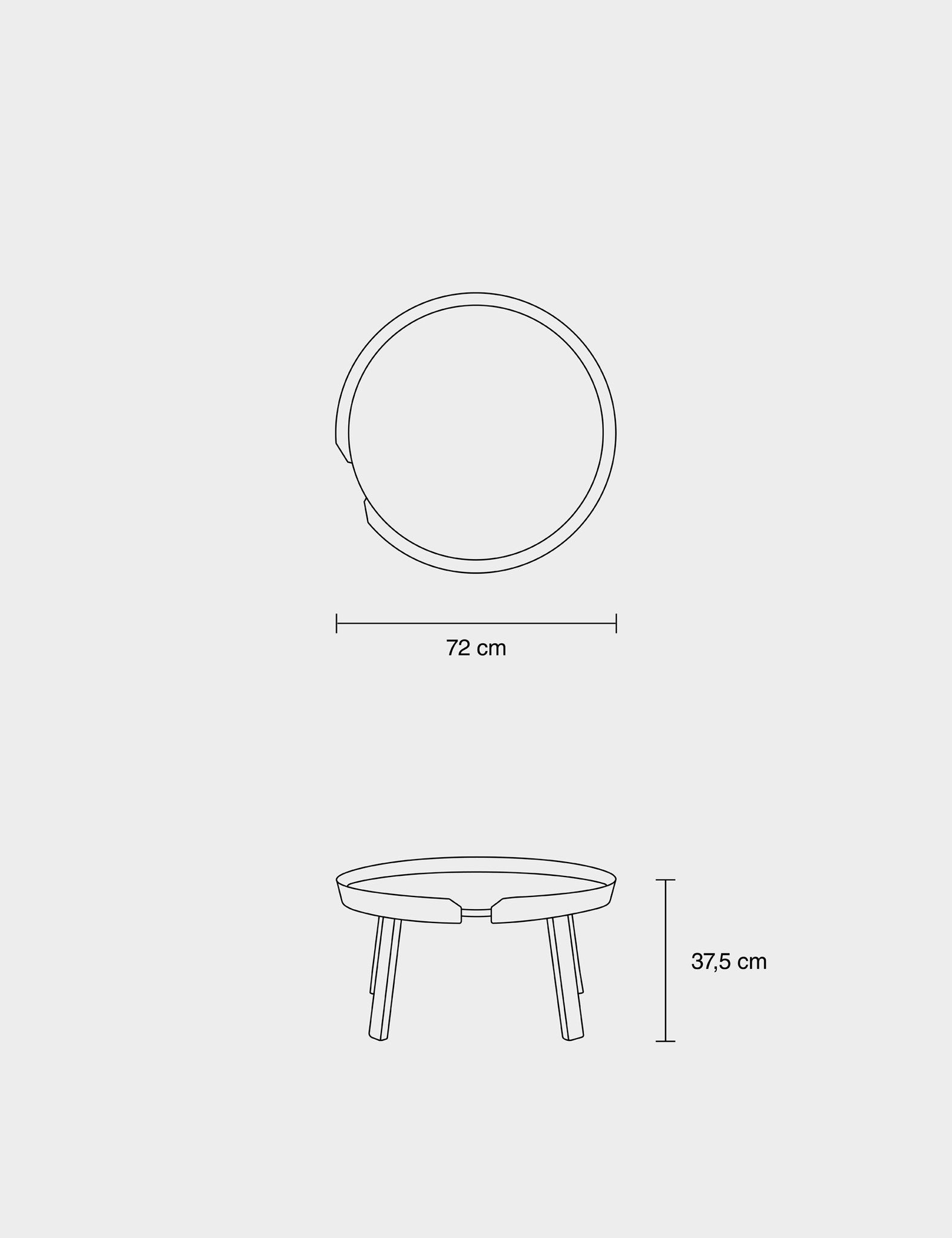 Muuto Around Large Dimensions
