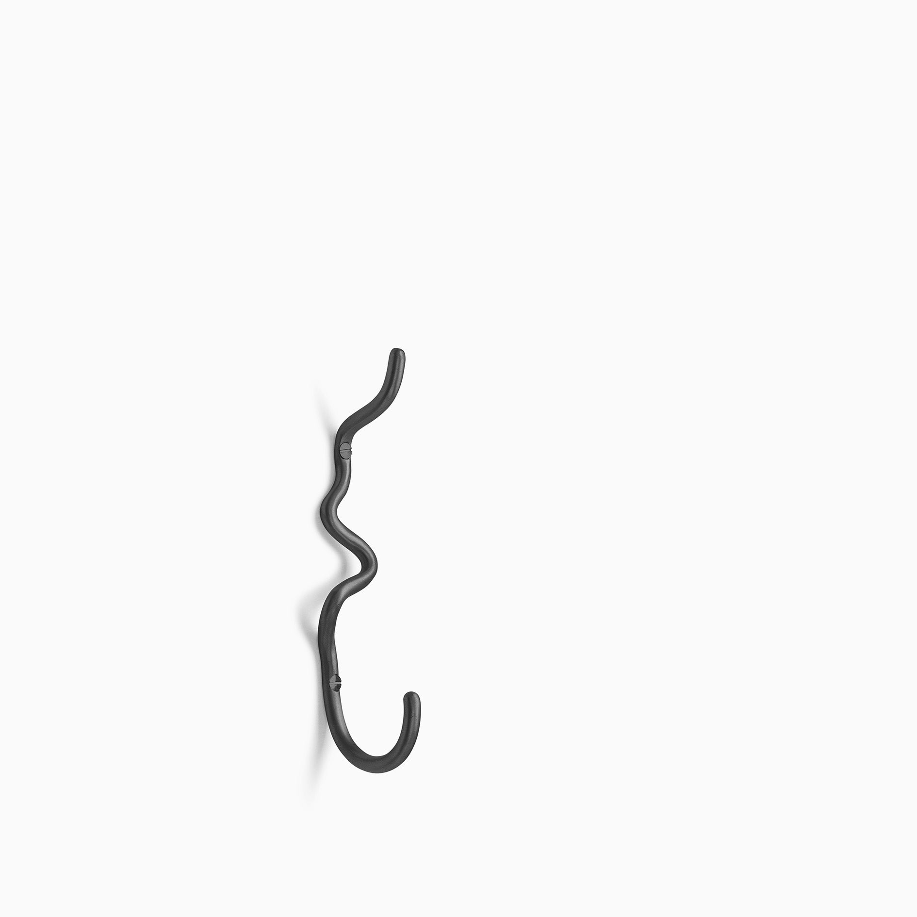 Ferm Living Curvature Hook Black Brass