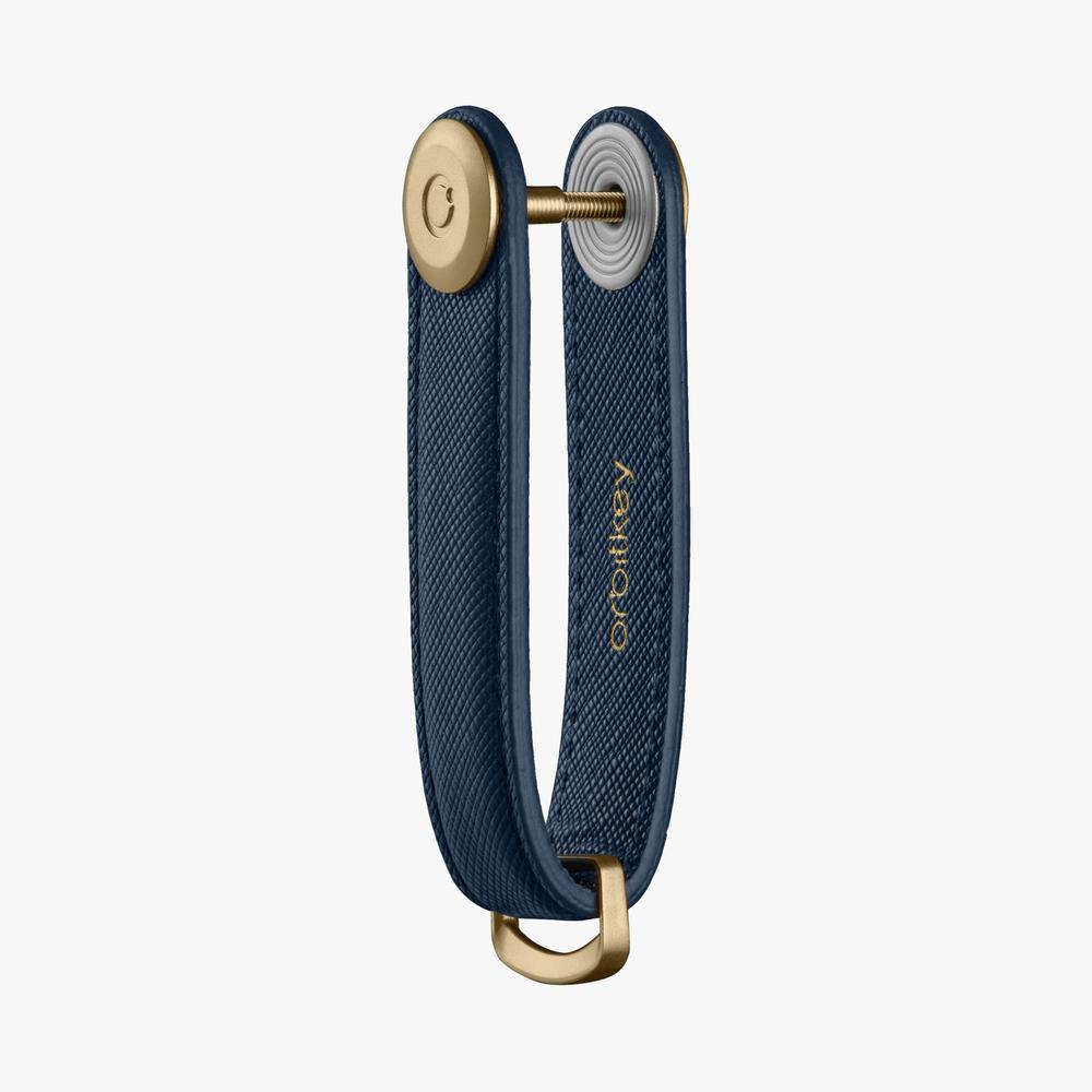 Orbitkey Saffiano Leather Oxford Blue